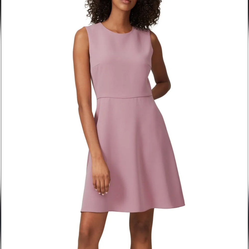 Theory Mauve Purple Pink Sleeveless Mini Dress Size 6